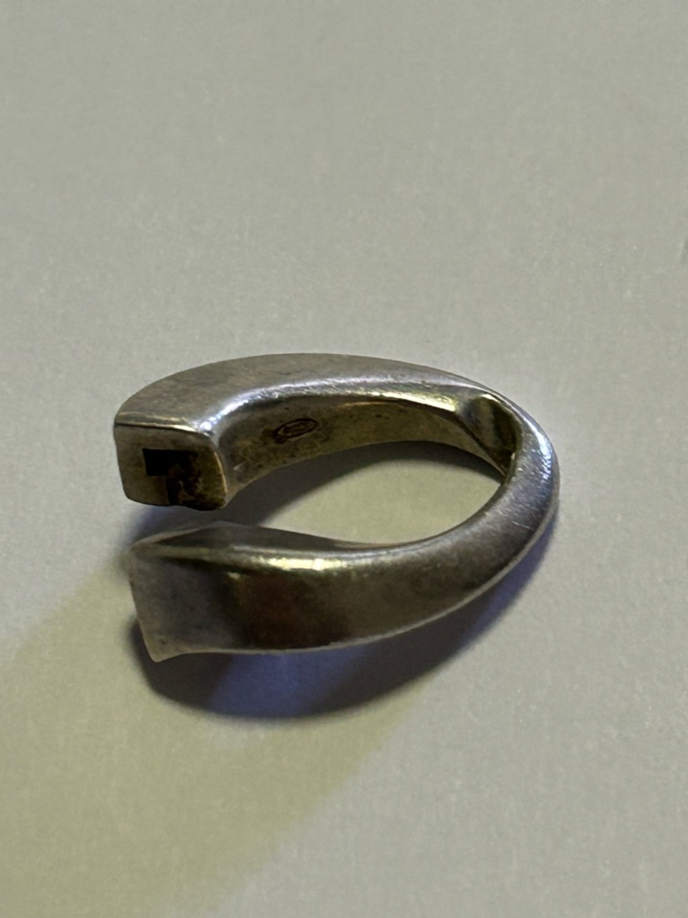 Gucci Gold-Tone Modern Hoop Pendant - Picture 10 of 12